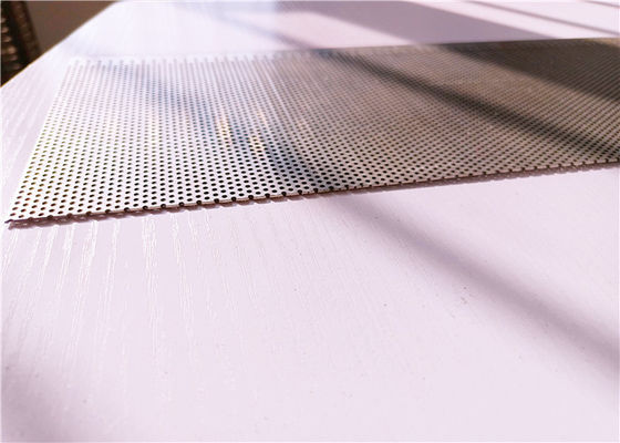 ISO9001 Architectural Decoration Metal Perforated Sheet 3mm Hole