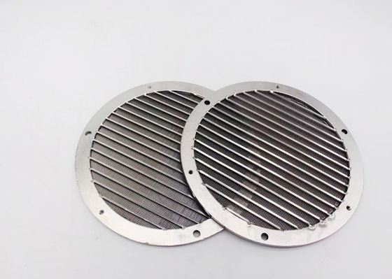 Corrosion Resistance 0.9mm Slot 40micron Wedge Wire Screen For Filter