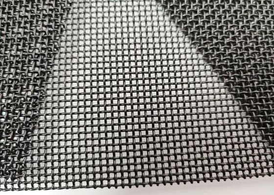 9mesh 1.2mm Wire Diameter Stainless Woven Mesh With Black Coating