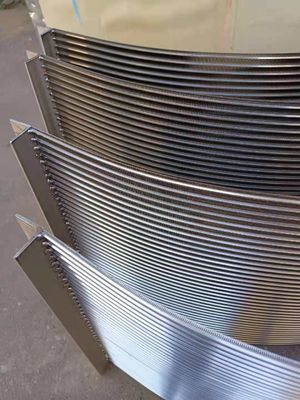 Iso9001 Sus304 Pressure Curved Welded Wedge Wire Screen